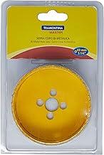 Tramontina 42620083, Serra Copo Bi Metálica 83Mm 3.1/4, Dentes Aço Rápido HSS, Pintura Eletrostática, Rosca 1/2'', Amarelo