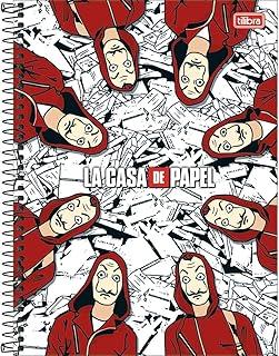 Caderno 10 Matérias Capa Dura, Pacote com 4 Unidades, Capas Sortidas, 160 Folhas, Tilibra