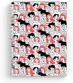 Caderno Pautado Capa Dura A5-80 folhas - Mulheres