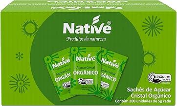 Açúcar Cristal Orgânico Native com 200 Sachês de 5 g