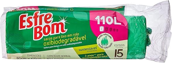 EsfreBom - Saco para Lixo Biodegradável de 110 Litros, Rolo com 15 Sacos, Bettanin