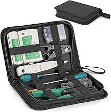 Kit Ferramentas 12 em 1 para Manutenção de Redes e Informática, Conjunto de Ferramentas de Manutenção Rede, Testador Lan Crimpar Rj45 e Rj11