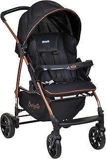 Burigotto Carrinho de Bebê Ecco, Até 15 kg, Preto