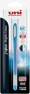 Caneta Gel SIGNO Angelic Color UM-120AC, Uni-Ball, Azul, Blister c/1 unidade