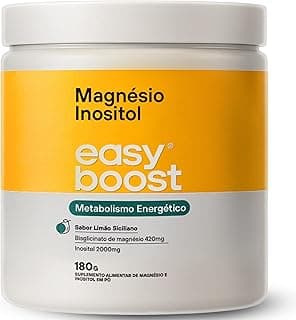 Magnésio Inositol Easy Boost Quelato Limão Siciliano 180g