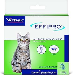 Virbac Effipro Antipulgas e Carrapatos para Gatos com 1 Pipeta