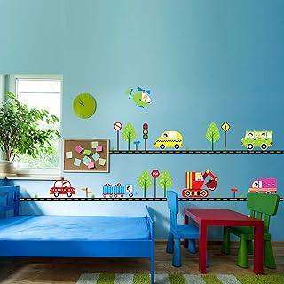 Adesivo para Quarto Infantil Carros na Cidade