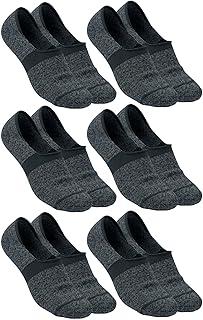 Kit 6 Pares Meia Super Invisível Mash Silicone Algodão Unissex