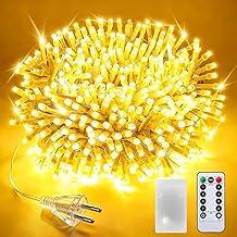 Luz de Fada 2 * 50m 800 LEDs, Luz de Fada Conectável com Controle Remoto, Luzes Decorativas para Led Natal, Fio de Fada com 8 Modos de Iluminação, Luzes de Natal Interna e Externa (220V)