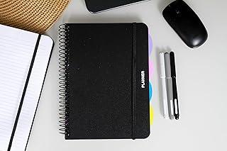 Confetti - Agenda Planner Semanal Metalico Splash Preto
