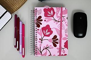 Confetti - Agenda Clássica Flores Rosa Com Vinho