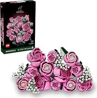 LEGO Botanicals Buquê de Rosas Cor de Rosa 10374 com 34.66% de desconto por R$ 365,87 na amazon