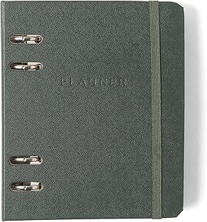 AGENDA PLANNER ARGOLADO 2026 CLASSICA SEMANAL A6 VERDE OLIVA