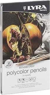 Estojo de Metal de Lápis de Cor, Lyra, 2001120, Rembrandt Polycolor, 12 Unidades