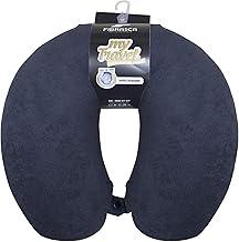 Travesseiro de Viagem My Travel - Fibra Siliconizada - Preto - Fibrasca, Formato "U" anatomico cervical