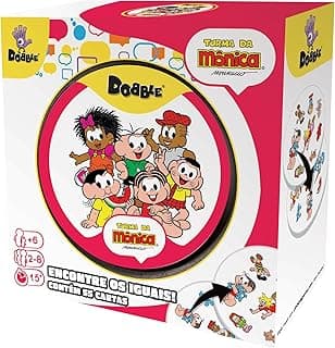Asmodee, Dobble: Turma da Mônica, Jogo de cartas, Para Família, 2 a 8 jogadores, A partir de 6 anos, Partidas de até 15 min. com 10.01% de desconto por R$ 89,98 na amazon