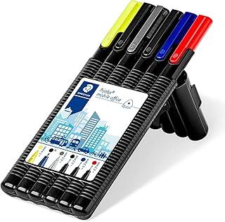 Kit Escritório, Staedtler, Triplus Mobile Office, 34 SB6, Caneta Fineliner + Caneta Esferográfica + Lapiseira + Marcador de Texto, Multicor
