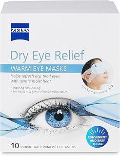 ZEISS Máscaras quentes para os olhos, 10 unidades para alívio de olhos secos