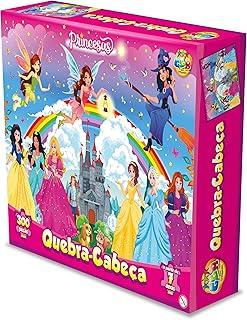 GGB Plast Quebra-Cabeça Infantil Princesas 300 Peças