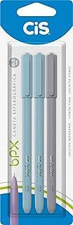 Caneta BPX Esferografica 0,7mm, CIS, Blister C/3 Unidades 2 Azul, 1 Preta