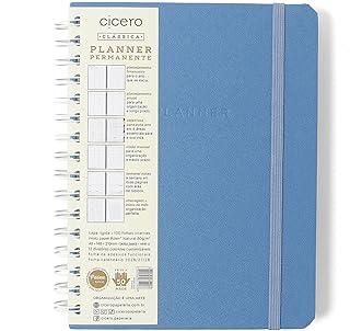 PLANNER PERMANENTE WIRE-O PASTEL SEMANAL NOTAS A5 AZUL CELESTE