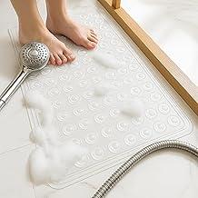 Tapete Banheiro Antiderrapante, Box, 40x70cm, com Furos de Drenagem e Ventosas – Lavável em Máquina