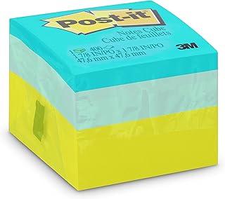 Post-it, 3M, Bloco de Notas Adesivas, Cubo Verde, 47,6mm x 47,6mm, 400 folhas