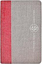 Bíblia Sagrada ACF, Capa de tecido vermelho e cinza, Leitura Perfeita