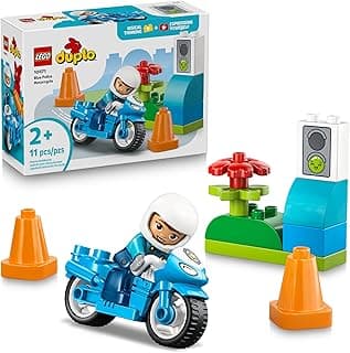 LEGO DUPLO Town Motocicleta da Polícia Azul; Conjunto 10471