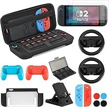 Case Nintendo Switch 2 com Volante, Para Estojo Acessórios, Capa Protetora Para Com Compartimentos Bolsa Perfeita Para Viagens Estojo Bag de Proteção e Acessórios