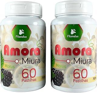 Kit 2 Amora Miura 550 mg 60 Comprimidos Suplemento Natural Sem Glúten Vegano Fitonatus