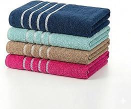 Kit 04 Toalha de Banho 100% Algodão com Alta Absorção 70x130cm Gramatura 330 (Sortido)