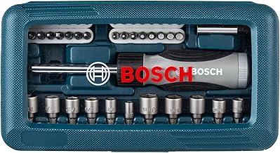 Bosch Kit de Pontas e Soquetes para parafusar com 46 peças