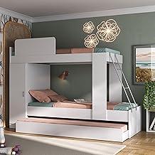 Treliche Multimóveis para colchão 188x78cm Branco/Fumê