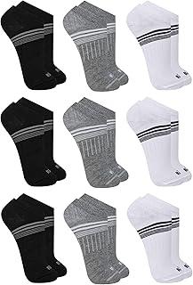 Kit 9 Pares Meia Soquete Cano Curto Trifil Invisível Cotton Esportiva