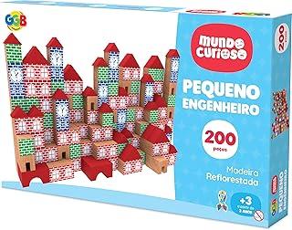 GGB Plast Blocos de Montar Pequeno Engenheiro 200 Peças