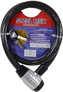 Cadeado Cabo Aço Trava Estepe Ranger Hilux L200 Frontier S10