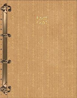 Jandaia - Caderno Argolado Cartonado College Kraft Gold 80 folhas