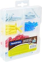 Tramontina 43505002, Maleta Parafusos e Buchas 100 Peças com 50 Parafusos 50 Buchas