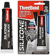 Silicone Automotivo Black 85g ThreeBond 1215J | Original Montadora (OEM) | Alta Temperatura e Resistência a Óleo | Vedação Profissional para Motor