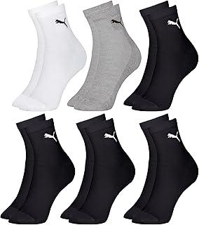 Kit 6 Pares Meia Puma Cano Médio Alto Esportiva Dry Original