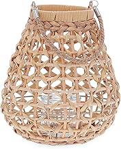 LANTERNA EM FIBRA NATURAL