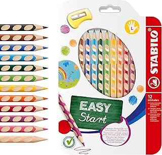 STABILO Lápis EasyColors C/12 Cores – Para Canhotos