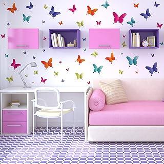 Adesivo de Parede Vôo das Borboletas 55 un