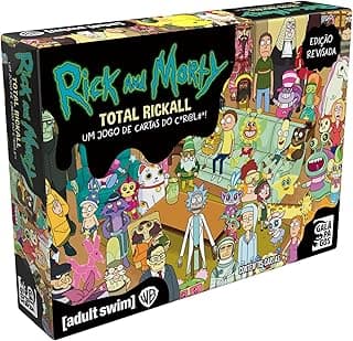 Galápagos, Rick & Morty: Total Rickall, Jogo de Tabuleiro para Amigos, 2 a 5 jogadores, 30 minutos por partida com 10.01% de desconto por R$ 71,98 na amazon