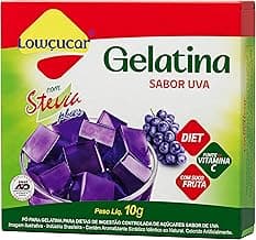 Lowcucar Gelatina Plus Com Stevia Uva 10G com 20.41% de desconto por R$ 3,90 na amazon