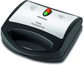 MONDIAL Crepeira Pratic Crepe & Hot Dog, Preto/Inox, 850W, 110V - CP-01