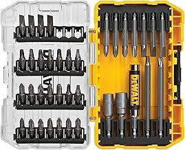 Dewalt Jogo de Chaves para Parafusar 37 Peças, com Estojo, Pontas Phillips, Fenda e Quadrada, Modelo DW2163