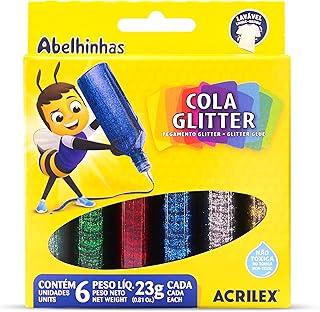 Cola Glitter 23 G, Acrilex, 02923, Multicor