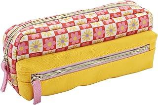 Plastcover Estojo Good Days Spring Flowers – Lona Floral com 2 Compartimentos